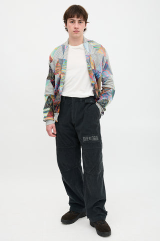 Dolce & Gabbana Corduroy Logo Pant