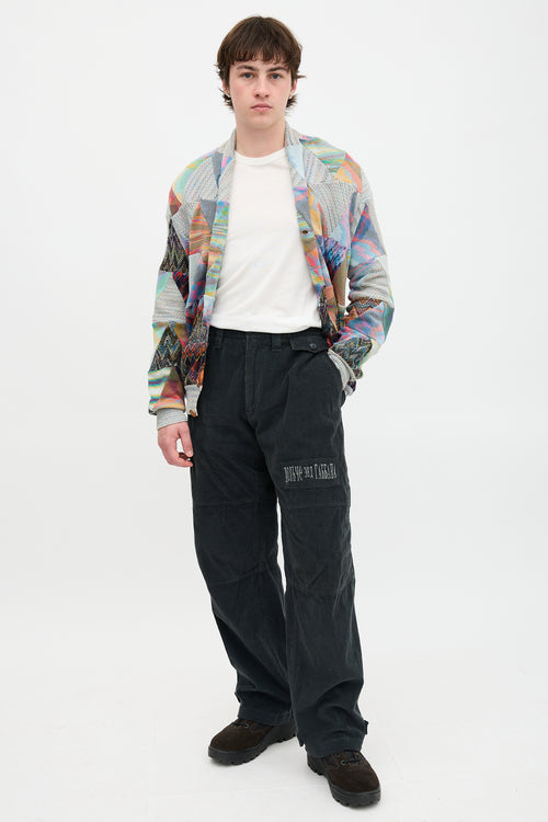 Dolce & Gabbana Corduroy Logo Pant