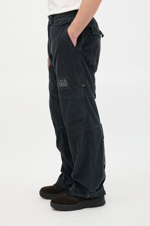 Dolce & Gabbana Corduroy Logo Pant