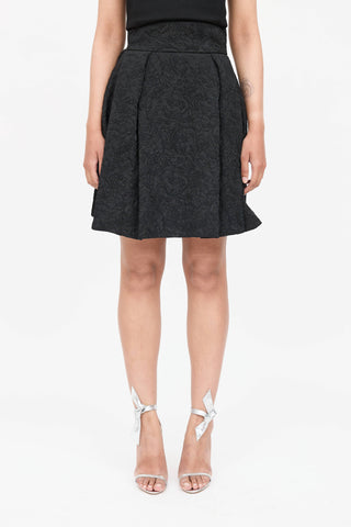 Dolce & Gabbana Textured Pleated Skirt