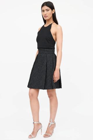 Dolce & Gabbana Textured Pleated Skirt