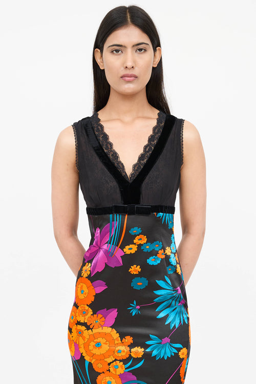 Dolce & Gabbana Lace Floral Dress