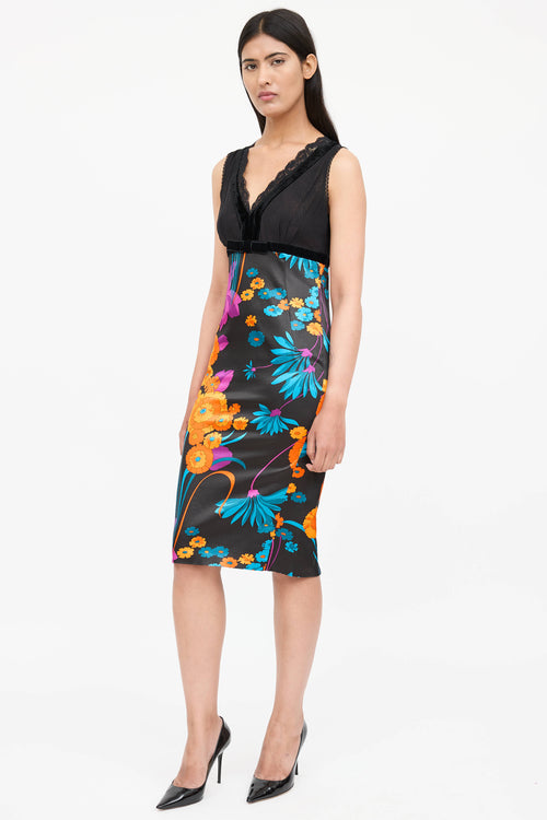 Dolce & Gabbana Lace Floral Dress