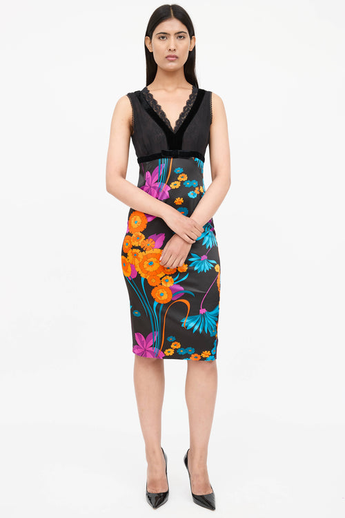 Dolce & Gabbana Lace Floral Dress