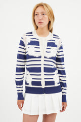Dolce & Gabbana Blue & White Lace Co-Ord Set