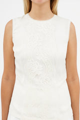 Dolce & Gabbana Blue & White Lace Co-Ord Set