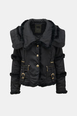 Dolce & Gabbana D&G 2000s Fur Trimmed Jacket