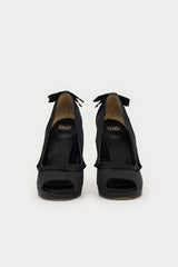 Dolce & Gabbana D&G Satin Peep Toe  Pump