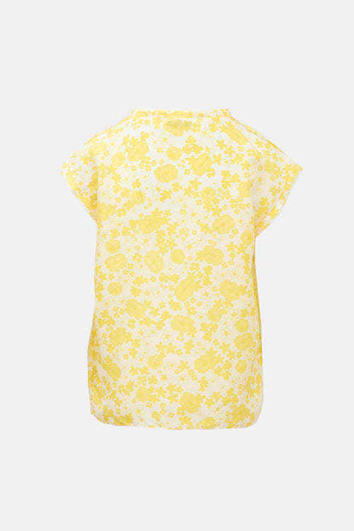 Dolce & Gabbana D&G Silk Floral Blouse