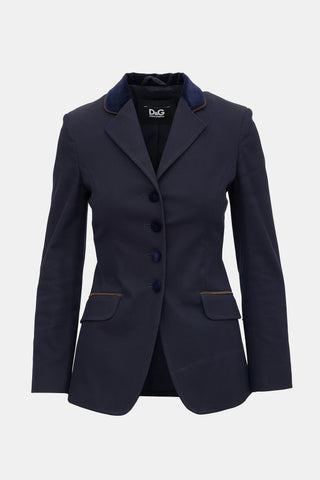 Dolce & Gabbana D&G Twill Panelled Blazer