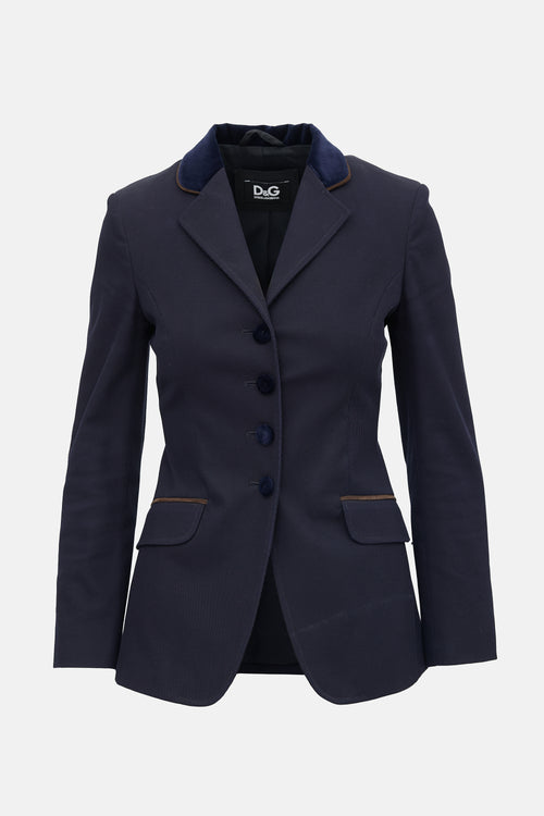 Dolce & Gabbana D&G Twill Panelled Blazer