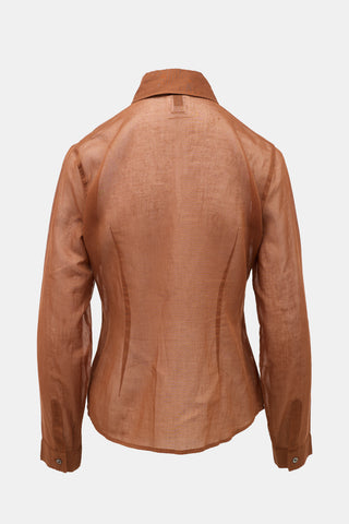 Dolce & Gabbana D&G Vintage Sheer Shirt