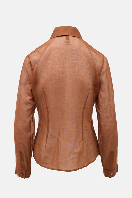 Dolce & Gabbana D&G Vintage Sheer Shirt