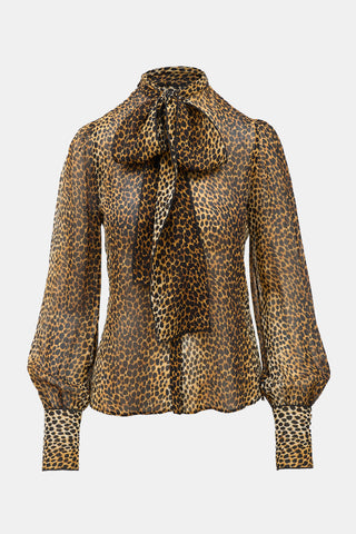 Dolce & Gabbana D&G Vintage Silk Printed Blouse