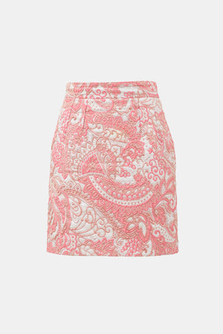 Dolce & Gabbana Paisley Jacquard Skirt