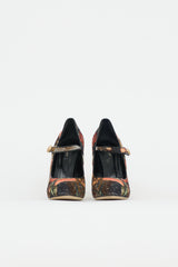 Dolce & Gabbana Floral Mary Jane Heel