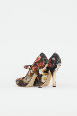 Dolce & Gabbana Floral Mary Jane Heel