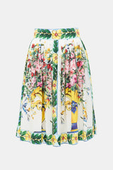 Dolce & Gabbana Floral Midi Skirt