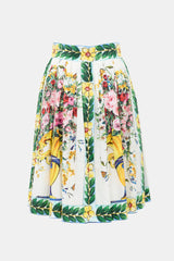 Dolce & Gabbana Floral Midi Skirt