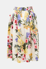 Dolce & Gabbana Floral Pleated Skirt