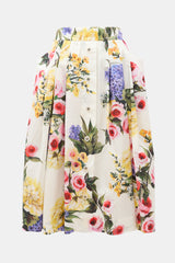 Dolce & Gabbana Floral Pleated Skirt