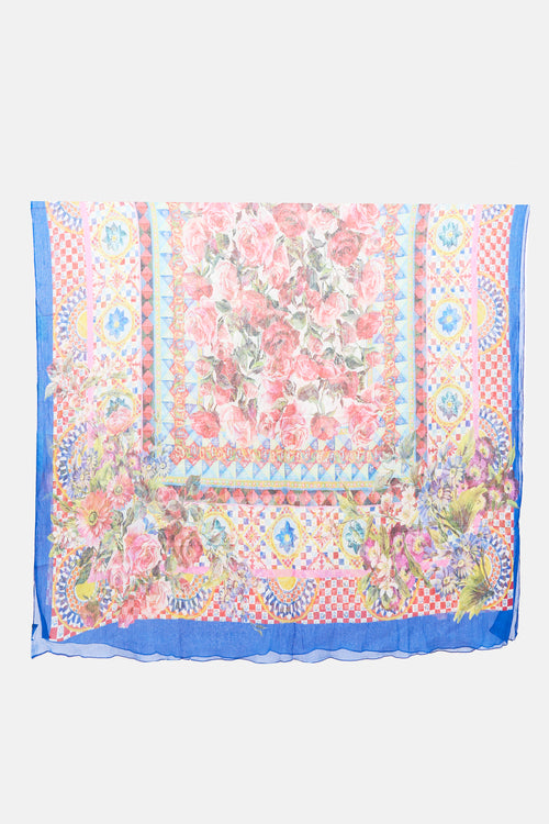 Dolce & Gabbana Georgette Printed Scarf