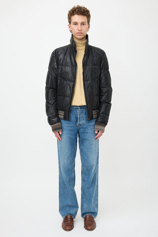 Dolce & Gabbana Glossed Puffer Jacket