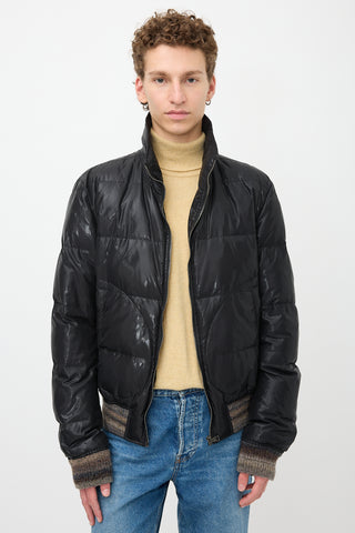 Dolce & Gabbana Glossed Puffer Jacket
