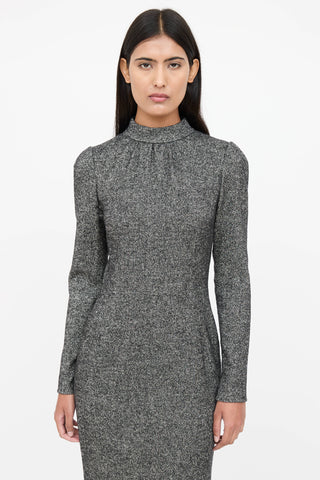Dolce & Gabbana Wool Tweed Dress