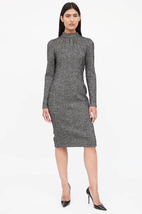 Dolce & Gabbana Wool Tweed Dress
