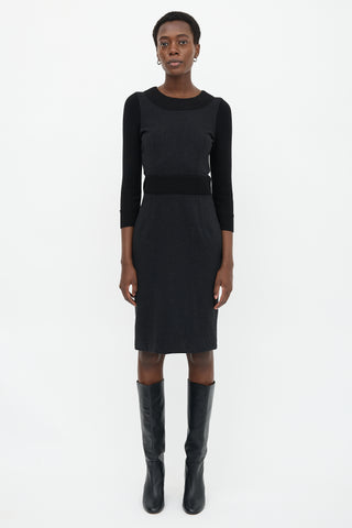 Dolce & Gabbana Knit Panelled Dress