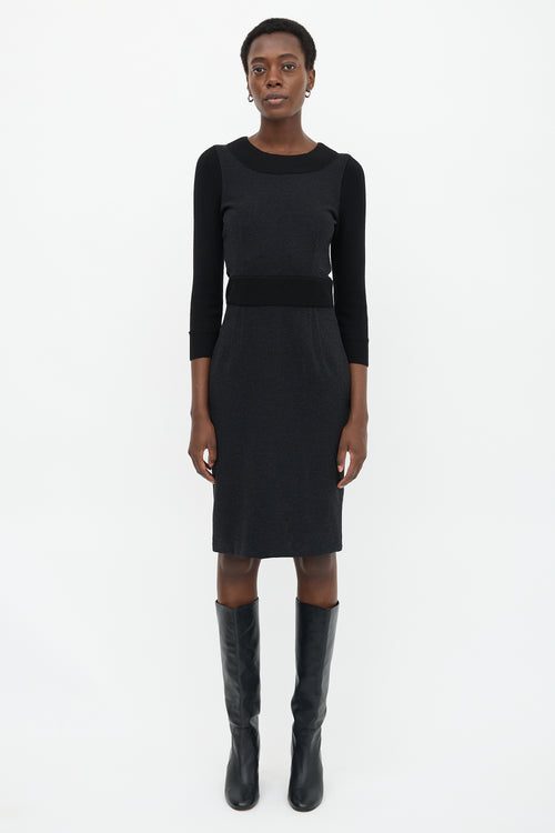 Dolce & Gabbana Knit Panelled Dress