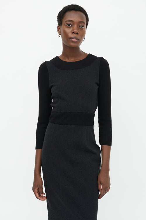 Dolce & Gabbana Knit Panelled Dress