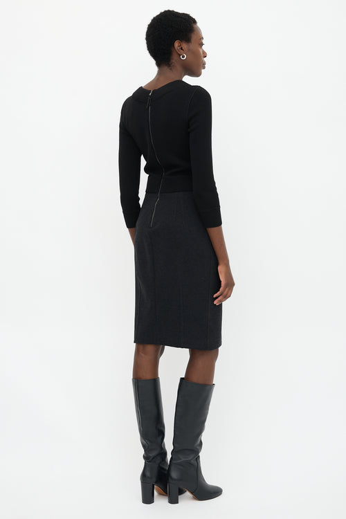 Dolce & Gabbana Knit Panelled Dress