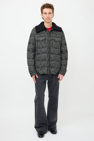 Dolce & Gabbana Knit Puffer Jacket