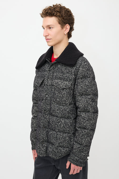Dolce & Gabbana Knit Puffer Jacket