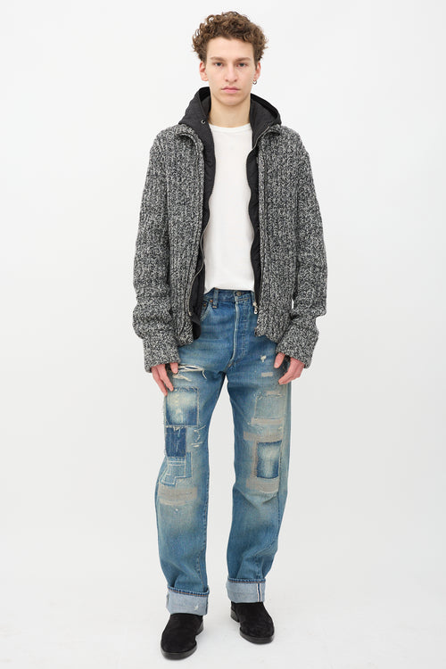 Dolce & Gabbana Knit 2-in-1 Jacket
