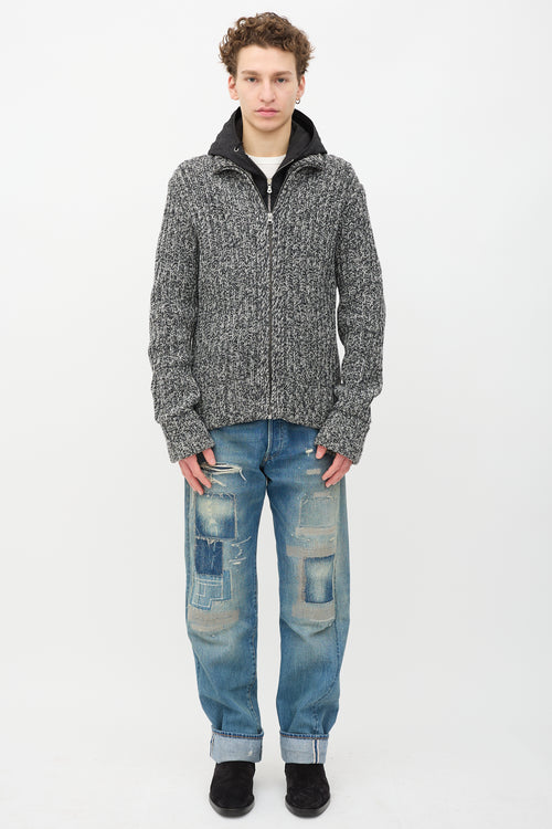 Dolce & Gabbana Knit 2-in-1 Jacket