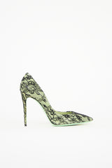Dolce & Gabbana Lace & Patent Leather Pump