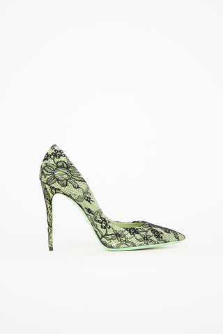 Dolce & Gabbana Lace & Patent Leather Pump