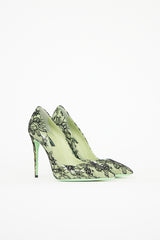 Dolce & Gabbana Lace & Patent Leather Pump