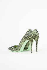 Dolce & Gabbana Lace & Patent Leather Pump