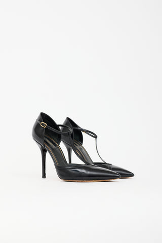 Dolce & Gabbana Leather Pointed Heel