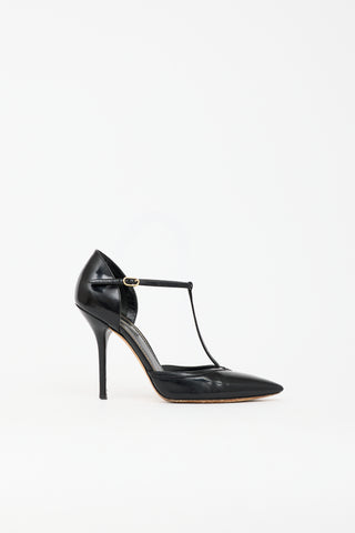 Dolce & Gabbana Leather Pointed Heel