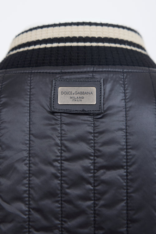 Dolce & Gabbana Nylon Bomber Jacket