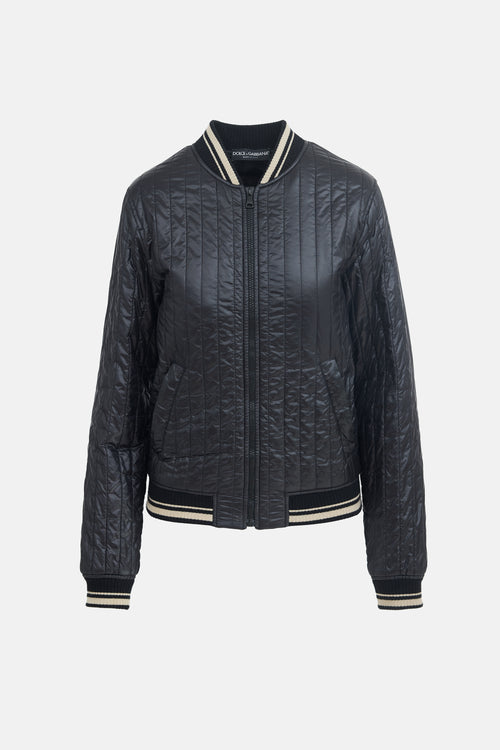 Dolce & Gabbana Nylon Bomber Jacket
