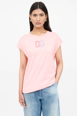 Dolce & Gabbana Logo Sleeveless T-Shirt