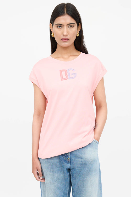 Dolce & Gabbana Logo Sleeveless T-Shirt
