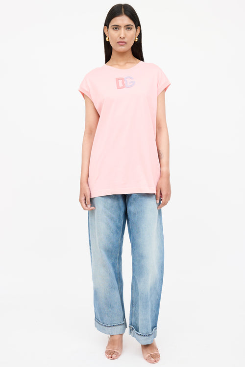 Dolce & Gabbana Logo Sleeveless T-Shirt