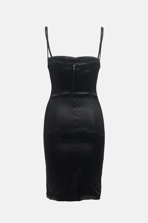 Dolce & Gabbana Satin Sheath Dress